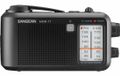 Sangean MMR-77 Noodradio AM/FM - Met dynamo - Spatwaterbestendig - Zaklamp - Oplaadbaar - Zwart