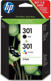HP 301 Inktcartridge Zwart/Kleur Origineel Standaard formaat 130 ml