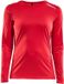 Craft Rush L/S Tee Sportshirt Dames - Maat XL - Rood