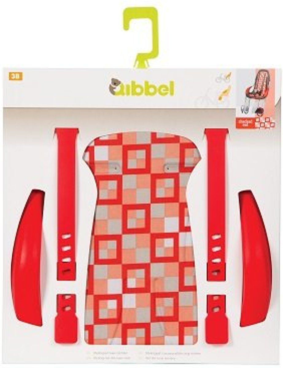 Qibbel Stylingset Luxe Achterzitje Checked Rood