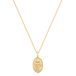Glanzstücke München Ketting 925 zilver 45 cm Zirkonia geel goud