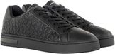 Armani Exchange Lage Sneakers Zwart Leer EU 42
