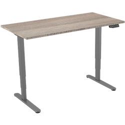 Euroseats Zit-sta bureau 2-motor Grijs 160 x 80 x 127,05 cm