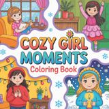 Cozy Girl: Simple coloring book