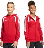 adidas Tiro 26 League Sweat Hoodie met Rits Kinderen Rood - Maat 152cm