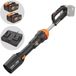 WORX WG585E Bladblazer, max. 40 V (2 x 20 V) borstelloze motor, inclusief 2 x 4 Ah accu's en dubbele oplader, luchtversterkingstechnologie