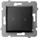 Ospel LP-7U/m/33, Noir, IP20, 250 V, 10 A, 71 mm, 40 mm
