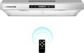 AMZCHEF Afzuigkap 60cm 220m³/h Afzuigkap Touch/Temote Control 3 Vermogensniveaus LED Verlichting Roestvrij Staal