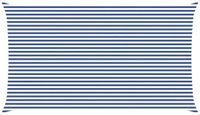 vidaXL Zonneschaduw Blauw en Wit 4 x 7 m 100% Polyester Oxford