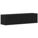 vidaXL Tv-meubel 120x30x30,5 cm spaanplaat zwart eikenkleurig