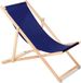 GreenBlue GB183 Ligstoel Beukenhout Marineblauw