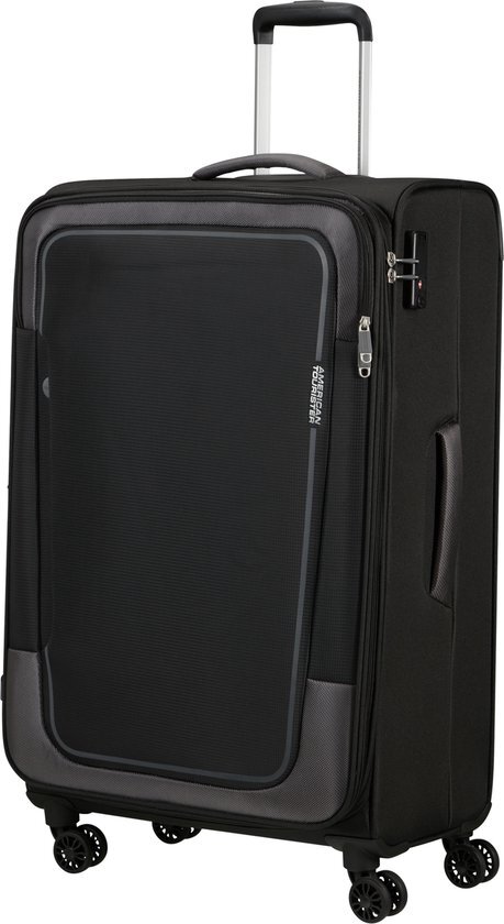 American Tourister trolley Pulsonic 81 cm. Expandable zwart