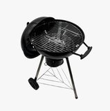 Muntel® Houtskoolbarbecue - Kogelbarbecue - Kogelgrill - Op Wielen - BBQ - Grill - Draagbaar - Uitklapbaar - Camping - Zwart - 57 cm
