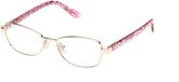 Guess GU50266 Shiny pale gold 48/15/130 Meisje Brilmonturen