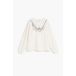 Desigual Sweatshirt voor meisjes, wit, 3/4