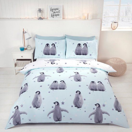 Urban Unique Pinguin dekbed 2 persoons - Pinguins dekbedovertrek