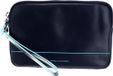 Piquadro Blue Square Sac à main en cuir Sac bandoulière Blu Notte Bleu Hommes