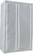 Confortime Afneembare kast, grijs/wit, textiel, 110 x 45 x 175 cm