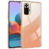 Phonillico® Case voor Xiaomi REDMI NOTE 10 PRO - Siliconengel TPU Transparante bescherming Zachte ultradunne