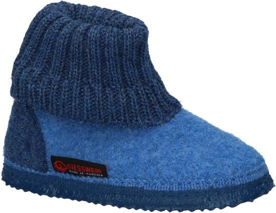 Giesswein Kramsach Pantoffel Jongens Maat 25 Blauw 49100