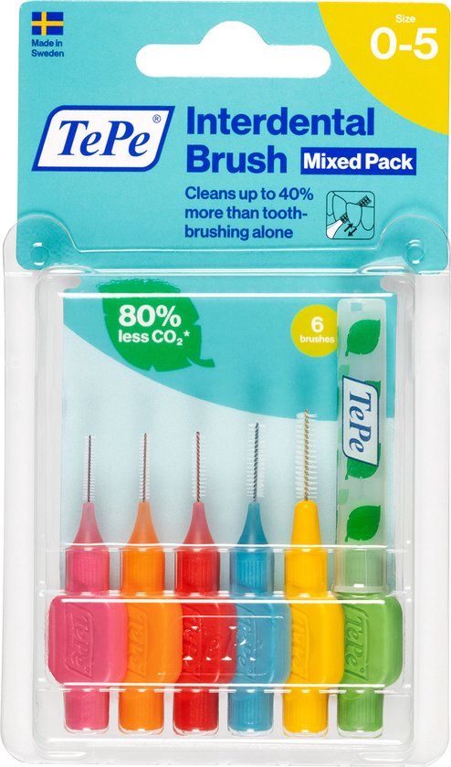 TePe Interdentale Ragers Original Mixed Pack ISO maat 1 - 5 - 7317400007816