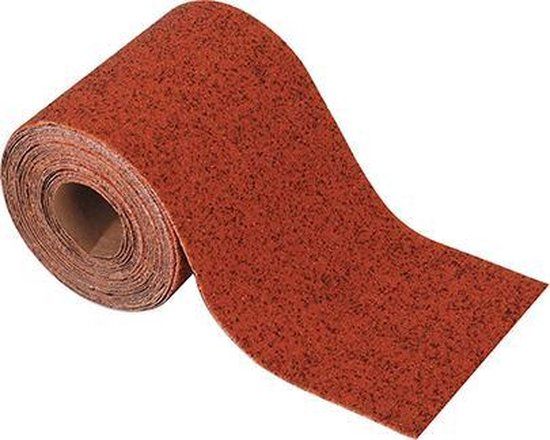 Wolfcraft Schuurpapierrol voor hout/metaal, 5 m x 115 mm, korrel 120