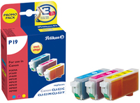 pelikan 3 Ink cartridges multi pack / cyaan, geel, magenta
