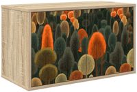 vidaXL Wandgemonteerd TV Kast ZAANDAM 69 x 33 x 40 cm Sonoma Eiken