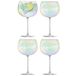 L.S.A. Bubble Ballon Glas 680 ml Set van 4 Stuks - Wit
