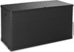 ZHOUMIN Coffre de jardin, adapté pour l'extérieur, coffre de jardin, anthracite, 120 x 56 x 63 cm