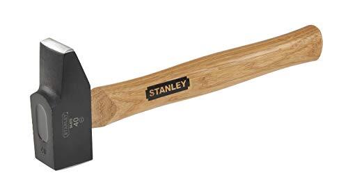 Stanley Engineers hamer (40 mm koplengte, 800 g kopgewicht, houten handvat van essenhout, Franse vorm) 1-54-670