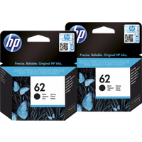 HP 62 Zwart Duo Pack Cartridges