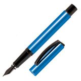 ONLINE inktvul/draaistogelpen/kalligrafieset Veer F. blauw