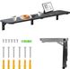 Maclean - Inklapbare plank / bureau - opklapbaar - 100x20 cm, max. 50 kg, MC-129 B - Zwart