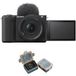Sony ZV-E10 II Noir + 16-50mm f 3.5-5.6 OSS II + Kingma batterie (NP-FZ100)