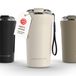 LARS NYSØM Rørelse Thermo Coffee Mug-to-go 500ml - sans BPA avec Isolation - Avec Sangle de Transport & Couvercle Tritan (Cream Beige)