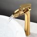 Merkloos Retro Waterfall Wastafelmengkraan met Brass Spout
