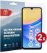 Rosso Screen Protector Ultra Clear Duo Pack Geschikt voor Samsung Galaxy A15 5G