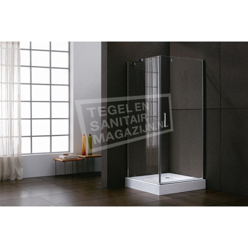 Sanilux Standard Douchecabine - 90x90 cm - Swingdeur