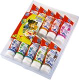 Lefranc & Bourgeois Gouache Vingerverfset 10x80ml couleurs diverses