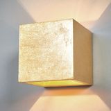 Lindby Wandlamp Yade - 1 Licht - Gips, Metaal - Goud