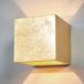 Lindby Wandlamp Yade - 1 Licht - Gips, Metaal - Goud