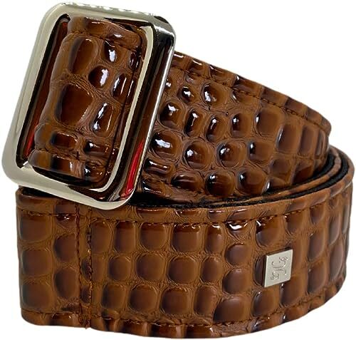 GET'M GET'M Gitaarband Aussie Gator Mocha Brown 2 inch gitaarband