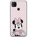 ERT GROUP mobiel telefoonhoesje voor Xiaomi REDMI 9C origineel en officieel erkend Disney patroon Minnie 017 optimaal aangepast aan de vorm van de mobiele telefoon, hoesje is gemaakt van TPU