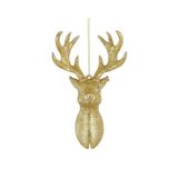 Mica Decorations Renne 5cm en plastique, couleur or 1 pièce
