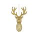 Mica Decorations Renne 5cm en plastique, couleur or 1 pièce
