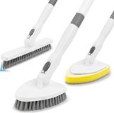 Unyqoos® brosse 3-en-1 pour le nettoyage des salles de bain et des douches