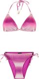 Protest PRTGrayce - Triangel bikini set Dames - Koordsluiting - Uitneembare vulling - Normale pasvorm - Medium dekking - Roze