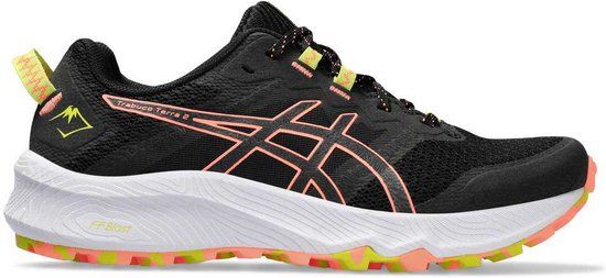 ASICS Gel Trabuco Terra 2 Trailrunningschoenen Dames - Zwart/Roze - Maat 39.5 - 2024