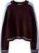 NAME IT - NKFRANIA LS KNIT - Meisjes - Truien - Burgundy - 122/128